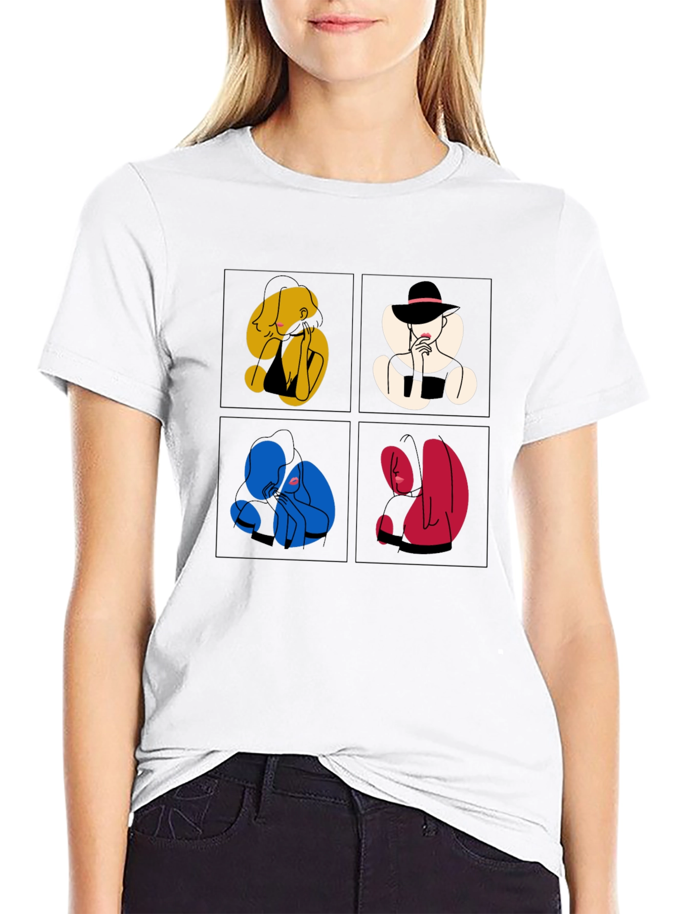 Abstract Art Graphic Tee - Unique Style
