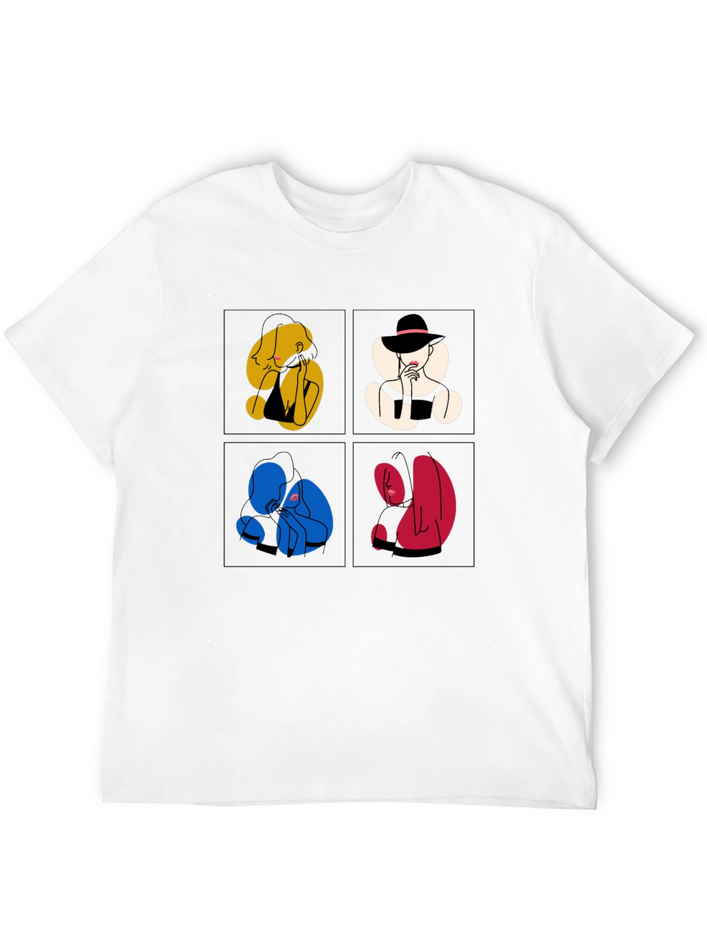Abstract Art Graphic Tee - Unique Style