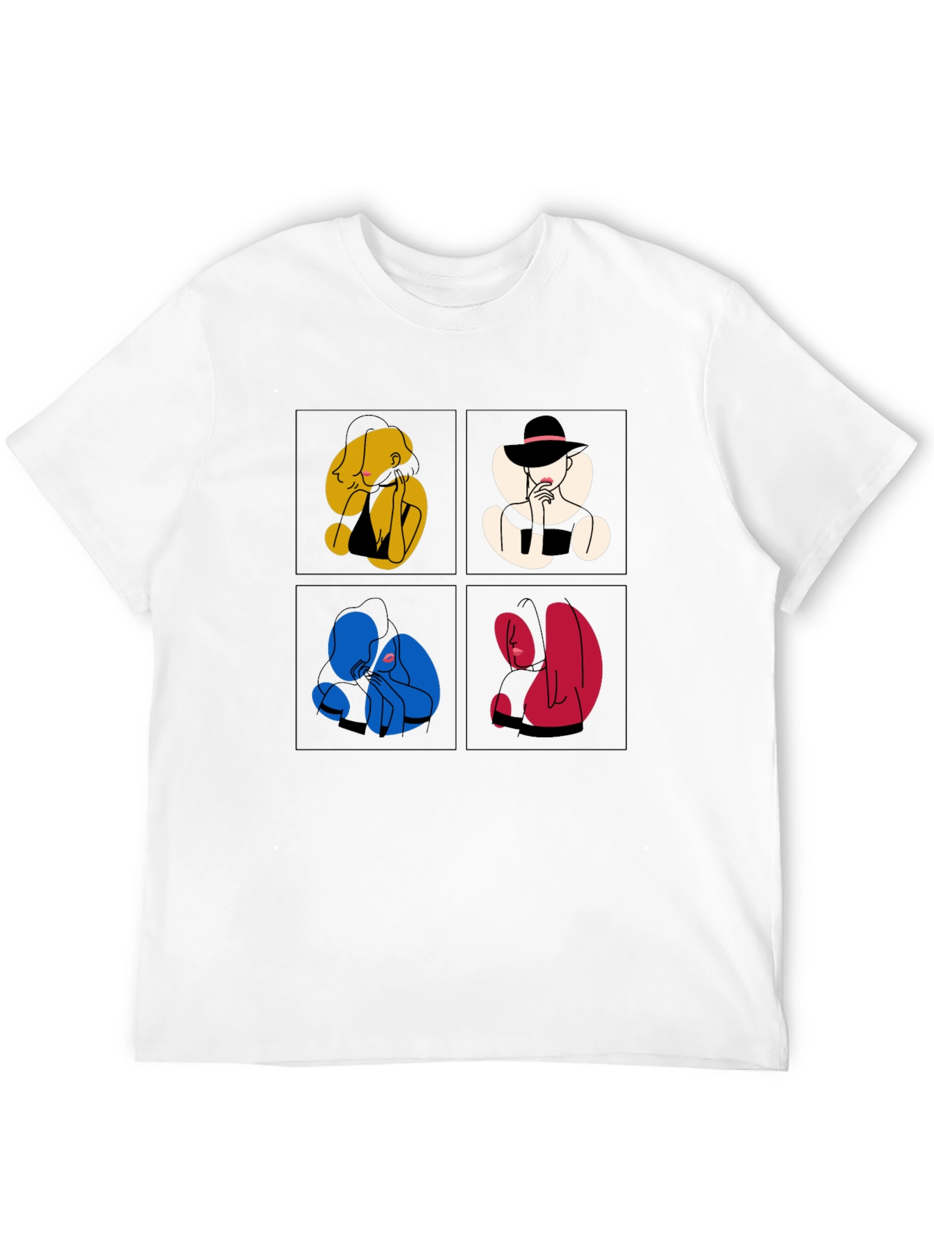 Abstract Art Graphic Tee - Unique Style