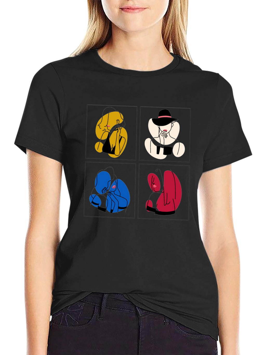 Abstract Art Graphic Tee - Unique Style