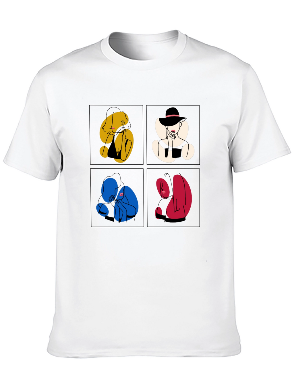 Abstract Art Graphic Tee - Unique Style