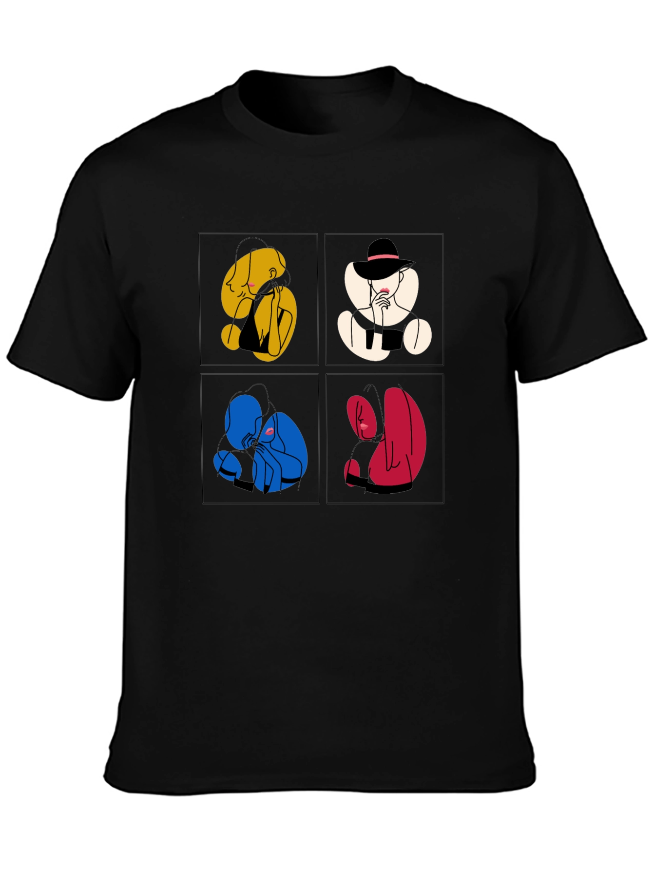 Abstract Art Graphic Tee - Unique Style