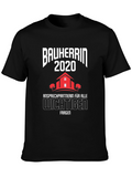 Bauherrin 2020 T-Shirt: Construction Project Leader