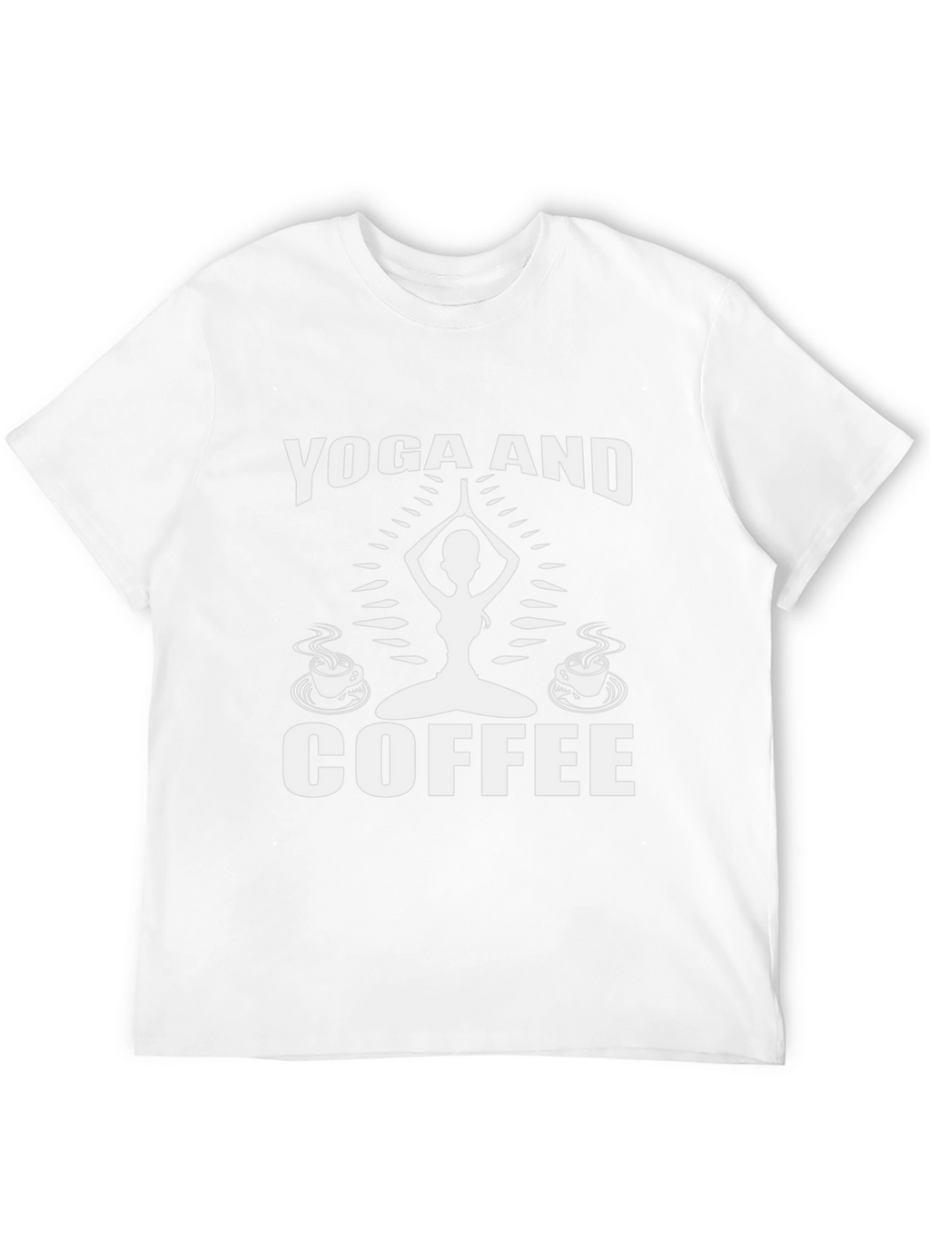 Yoga and Coffee Graphic T-Shirt