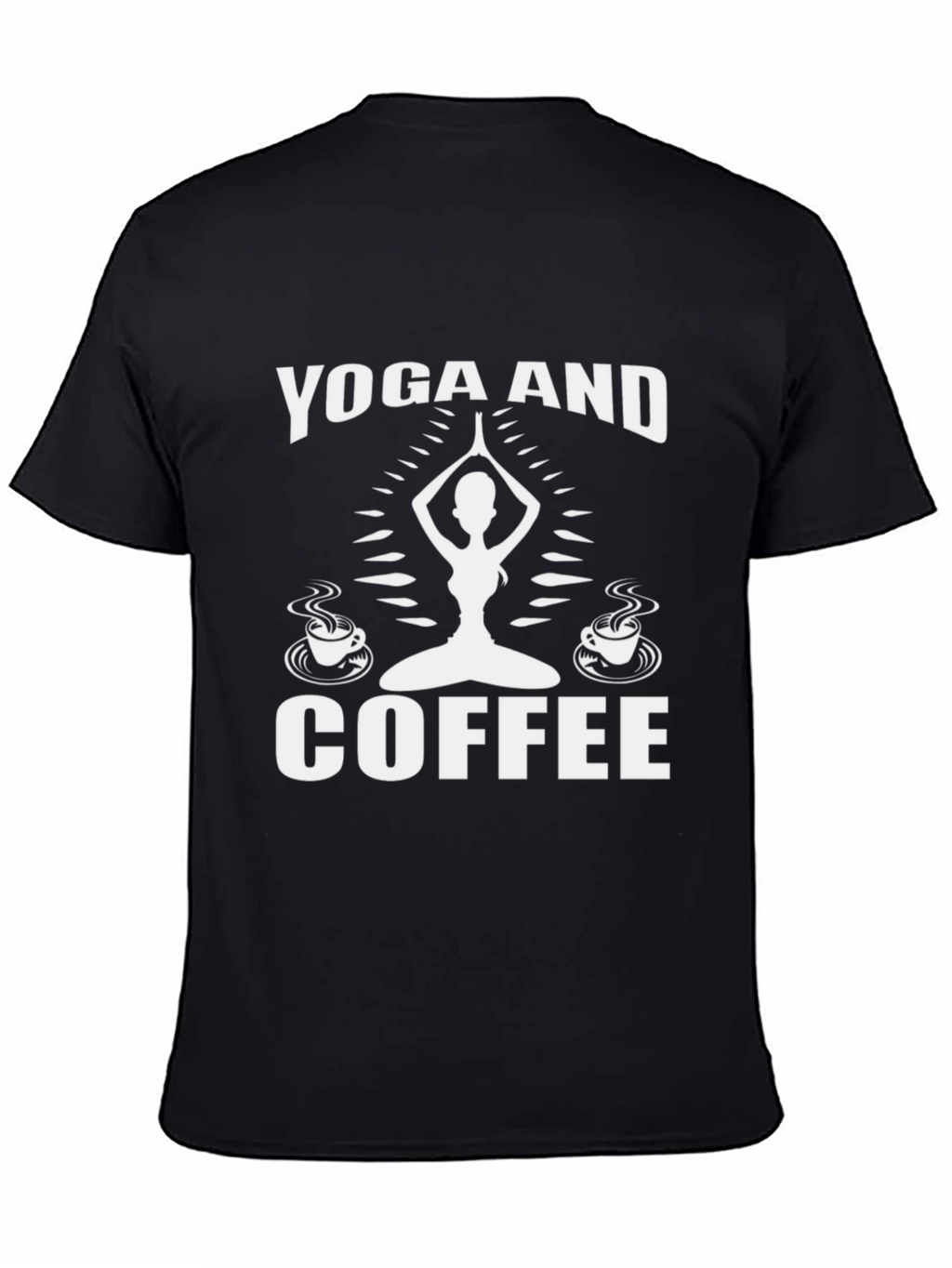 Yoga and Coffee Graphic T-Shirt