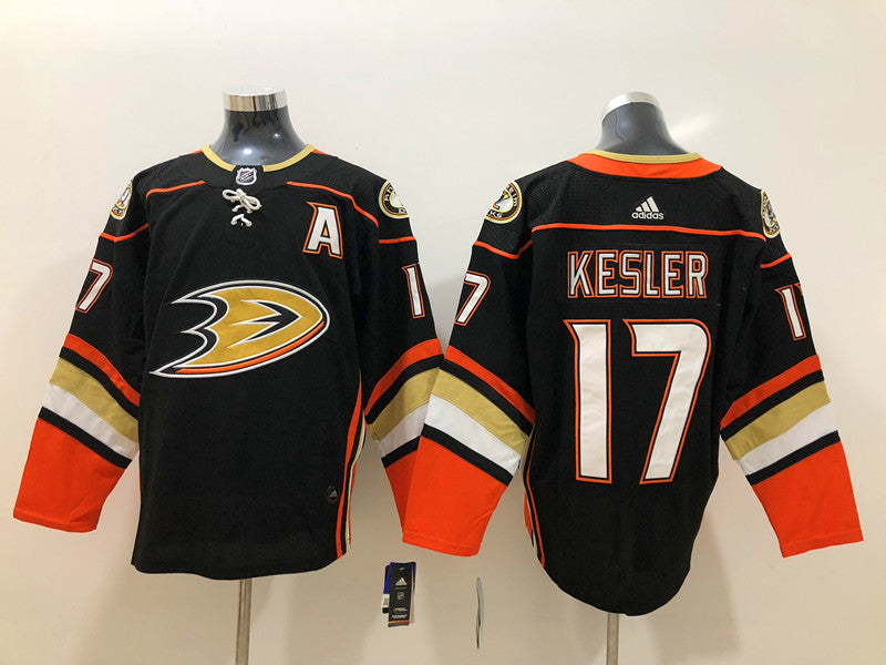 Men's Anaheim Ducks Ryan Kesler #17 Black Home Breakaway Player Jerseys
