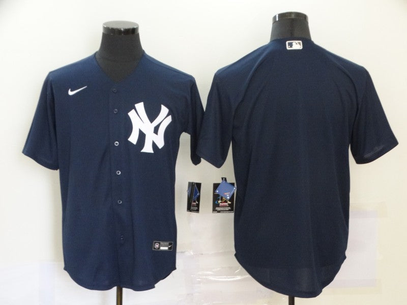 Men's New York Yankees Navy Alternate Blank Jerseys