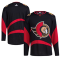 Men's Ottawa Senators Black Reverse Retro 2.0 Authentic Blank Blank Jerseys