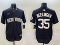 Men's New York Yankees Cody Bellinger #35 Black Replica Player Jerseys