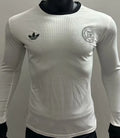 2025 Germany 125Th White Player Version Long Sleeve Soccer Jersey Front