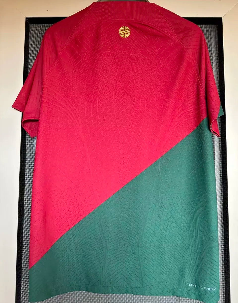 2022/23 Portugal Home Player Soccer Jersey Detail 4