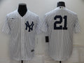 Men's New York Yankees Paul O������������������������������������Neill #21 White Replica Player Name Jerseys