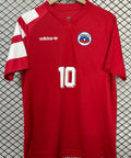 #10 Chile Home Red Retro Soccer Jersey 1994 带10号 Front
