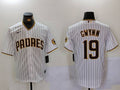 Men's San Diego Padres #19 Tony Gwynn White Stitched Jerseys