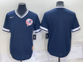 Men's New York Yankees Navy Cooperstown Collection Blank Jerseys
