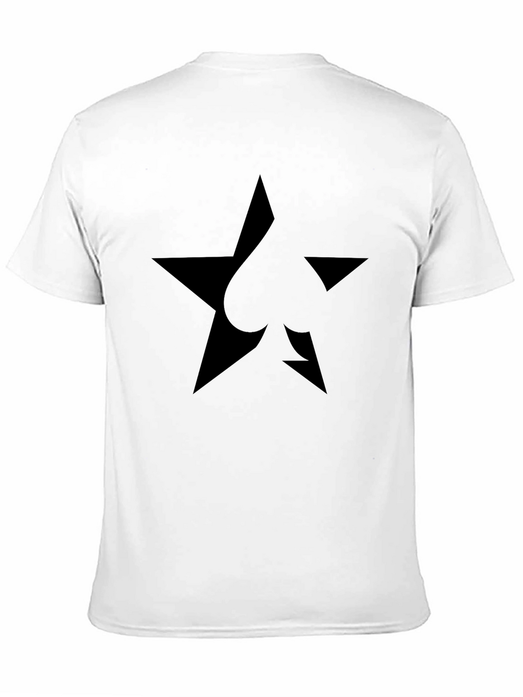 Star Spade Black T-Shirt - Modern Casual Tee