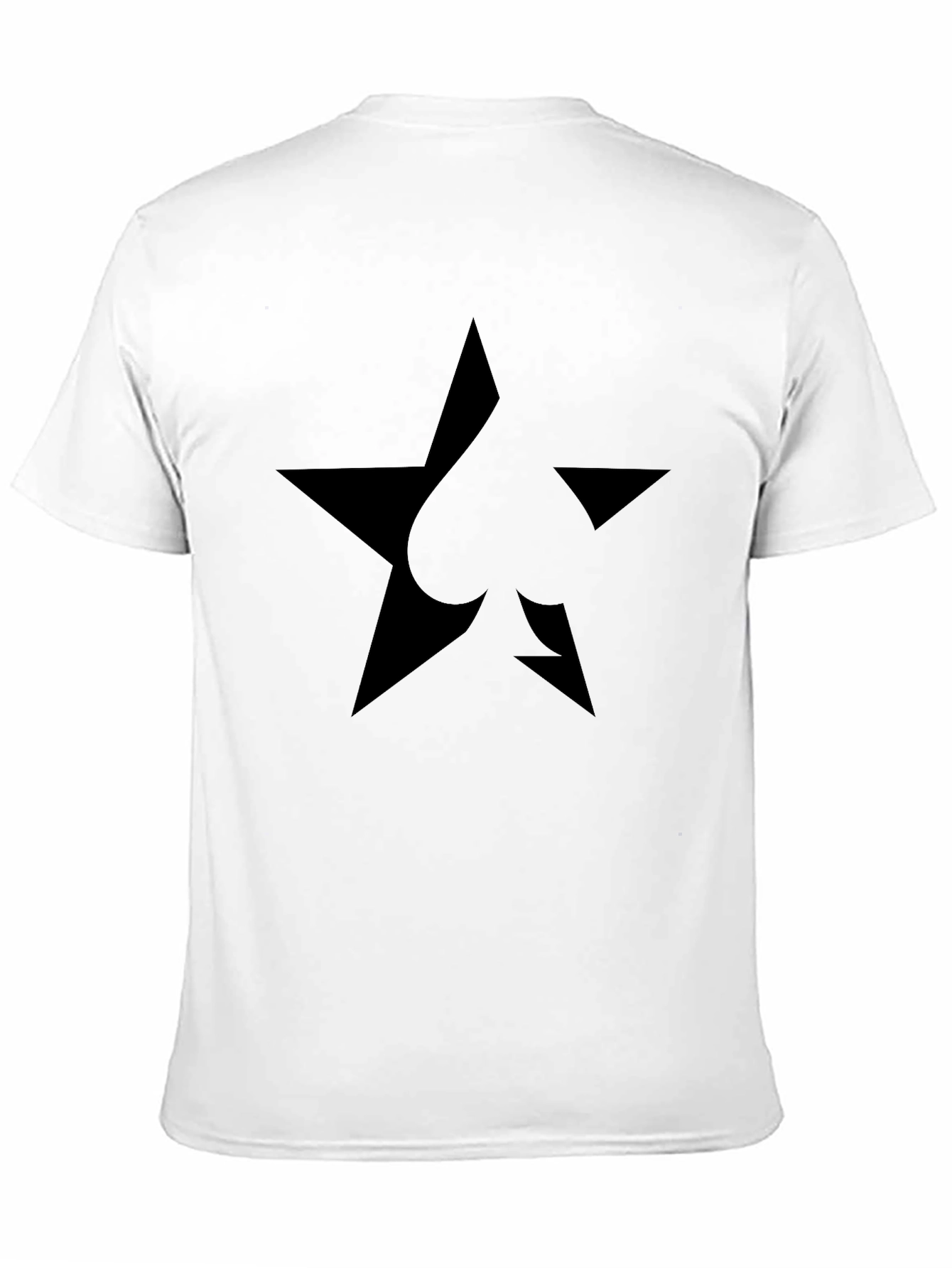 Star Spade Black T-Shirt - Modern Casual Tee