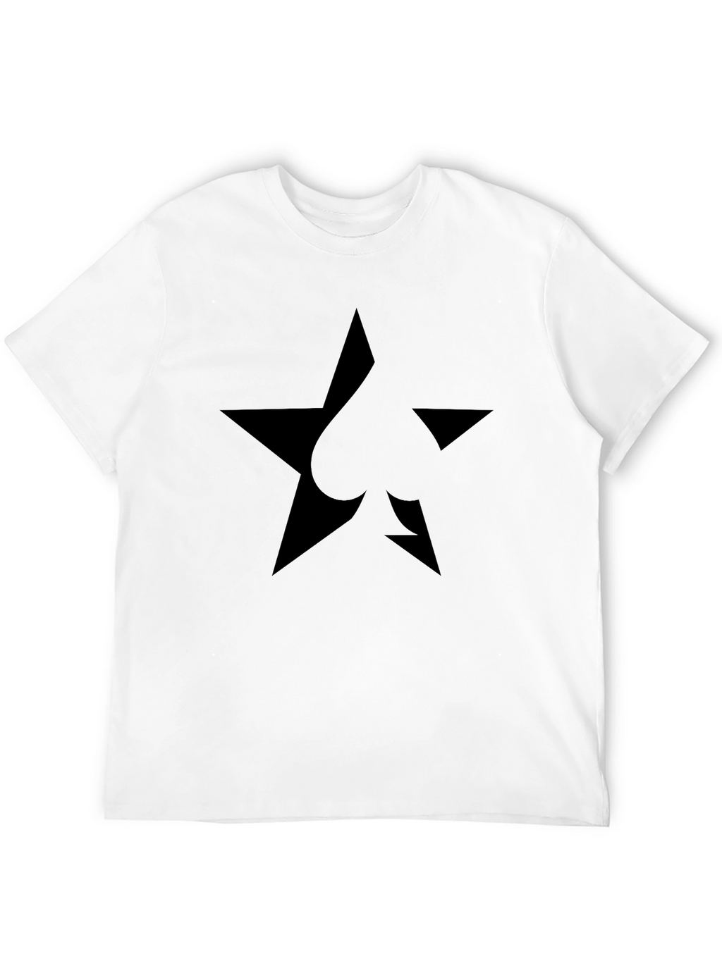 Star Spade Black T-Shirt - Modern Casual Tee