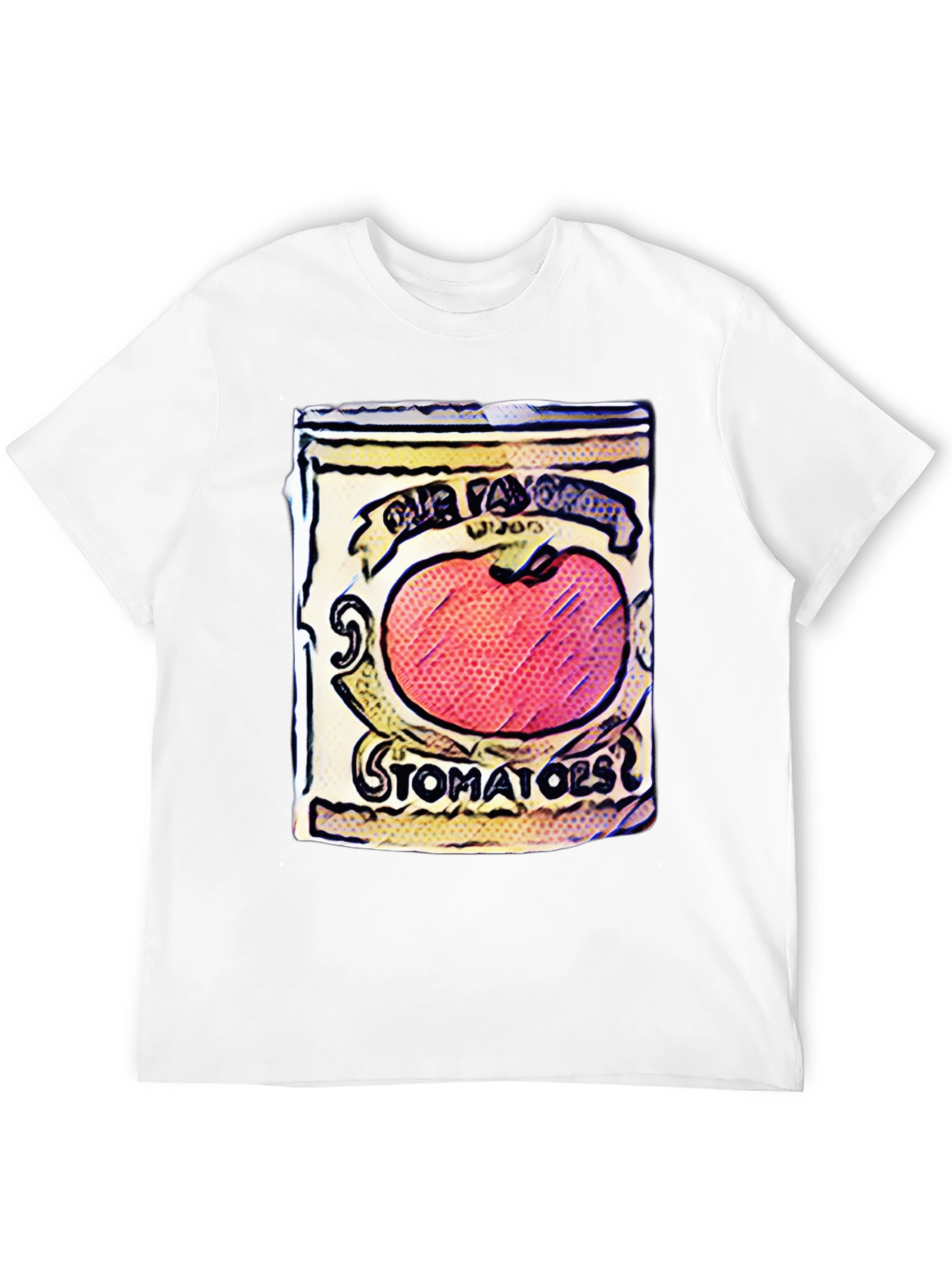 Tomato Soup Can Graphic Tee - Pop Art Style