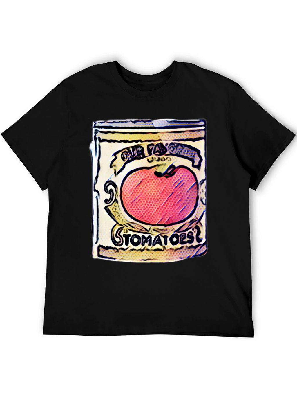 Tomato Soup Can Graphic Tee - Pop Art Style