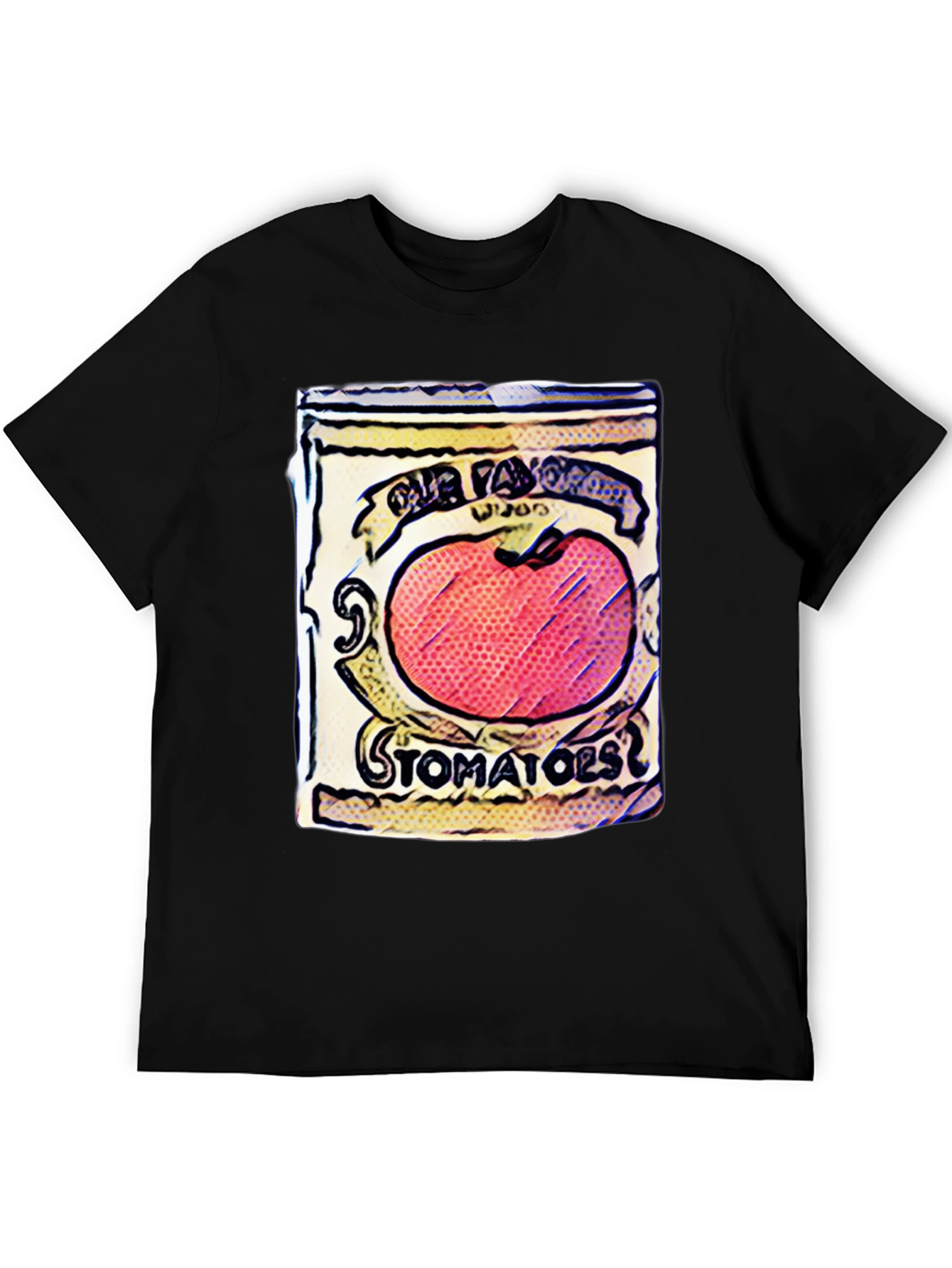 Tomato Soup Can Graphic Tee - Pop Art Style