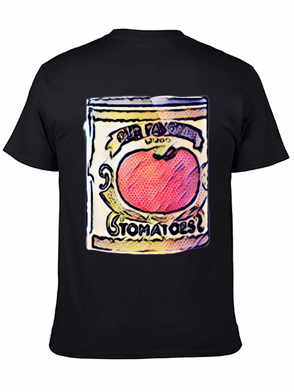 Tomato Soup Can Graphic Tee - Pop Art Style