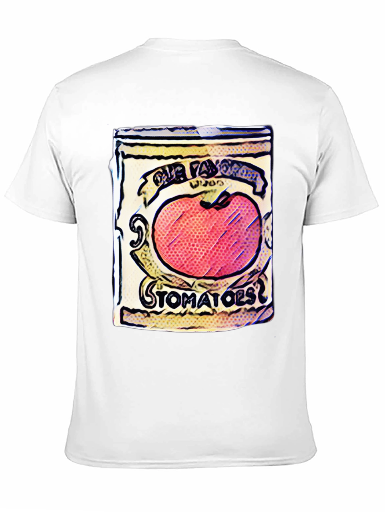 Tomato Soup Can Graphic Tee - Pop Art Style