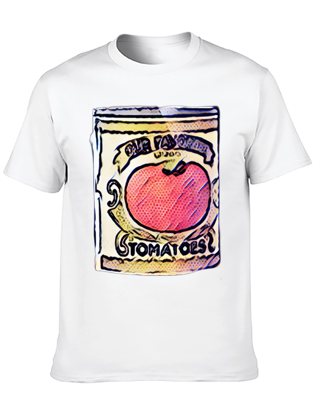 Tomato Soup Can Graphic Tee - Pop Art Style