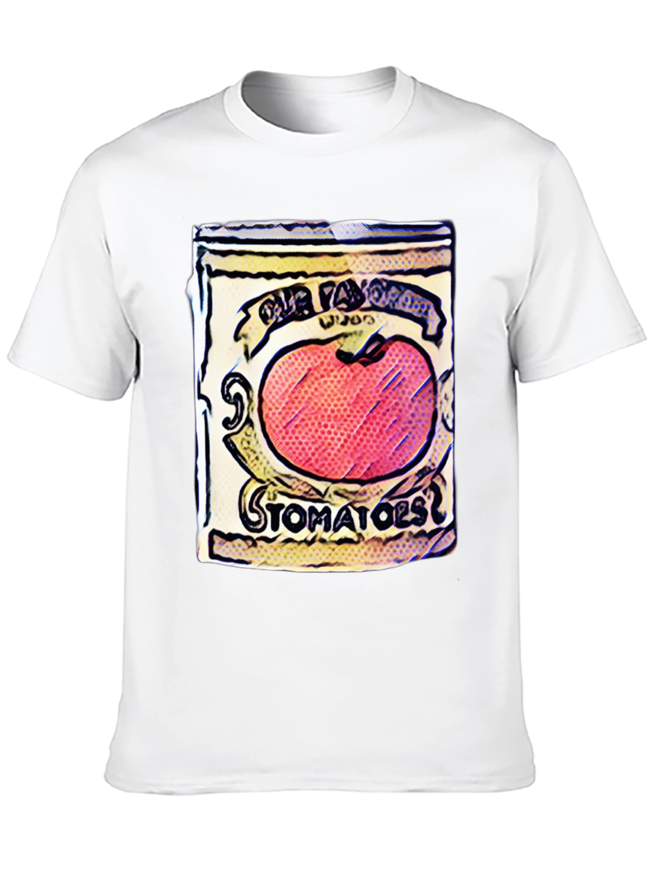 Tomato Soup Can Graphic Tee - Pop Art Style