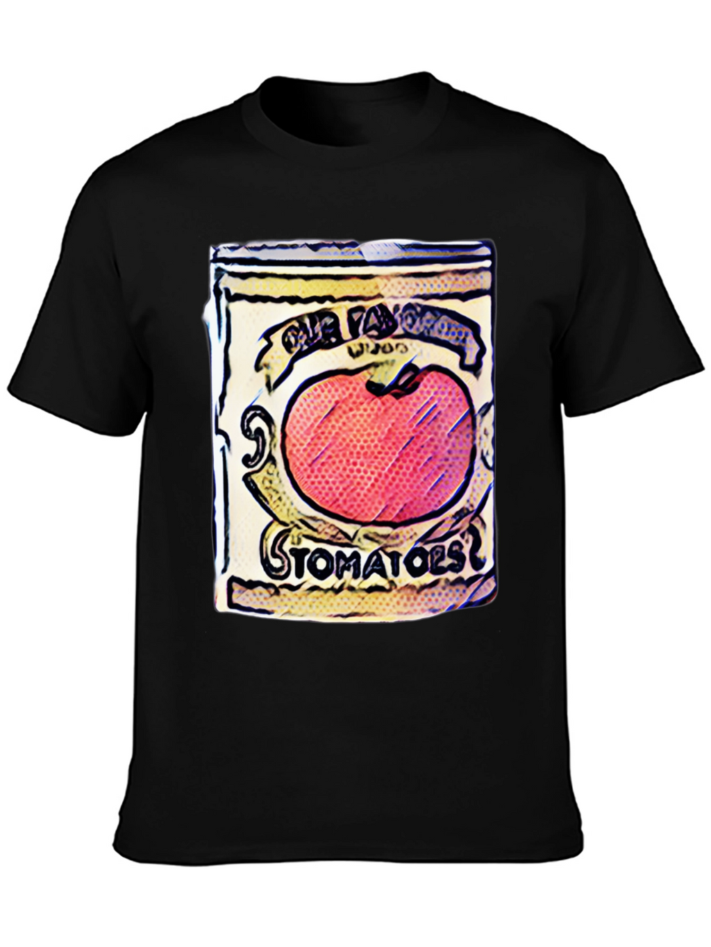 Tomato Soup Can Graphic Tee - Pop Art Style