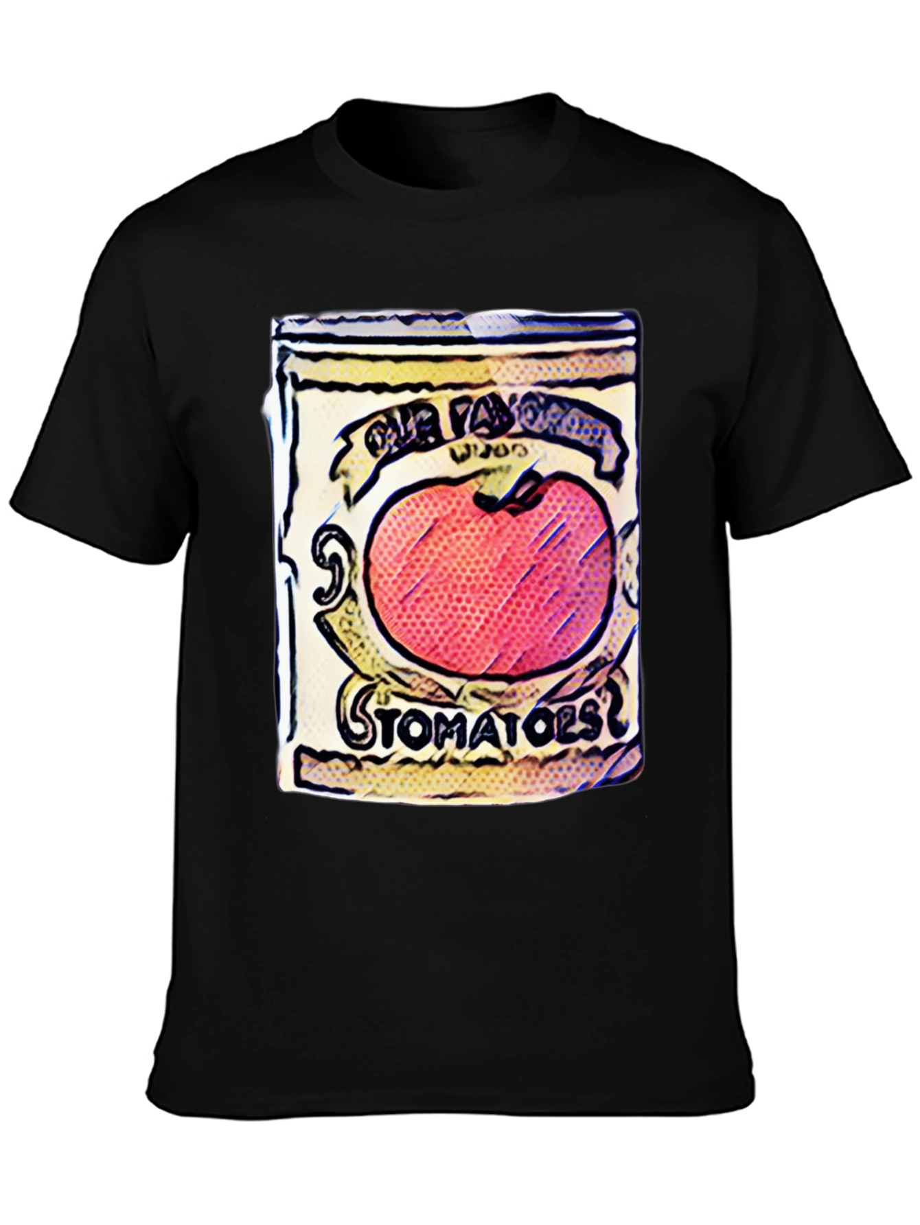 Tomato Soup Can Graphic Tee - Pop Art Style