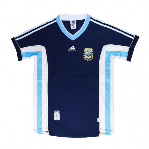 Retro Argentina Away Jersey World Cup 1998 Image 3