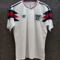 1990 England White Retro Soccer Jersey Item NO.: 2139700 Front
