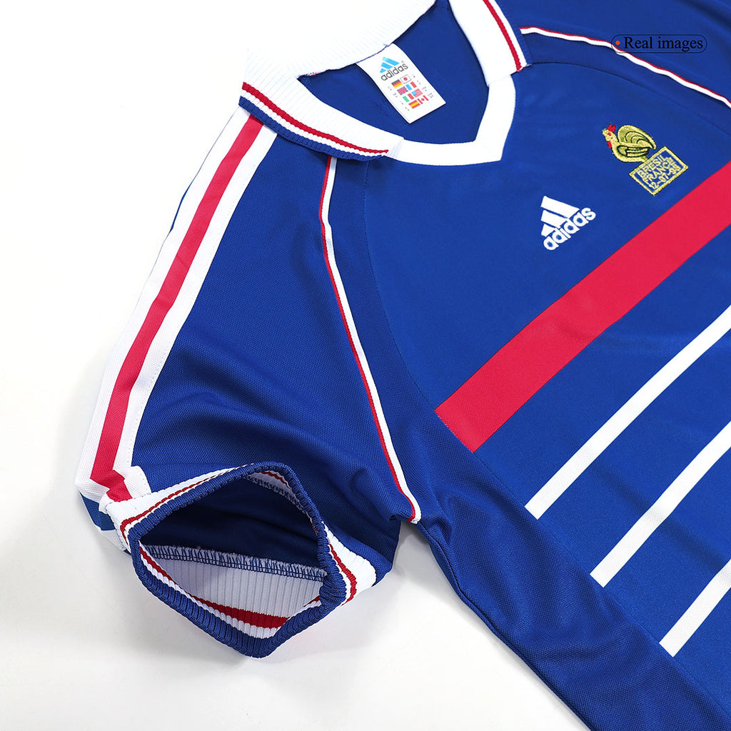 Retro France Home Jersey World Cup 1998 Image 6