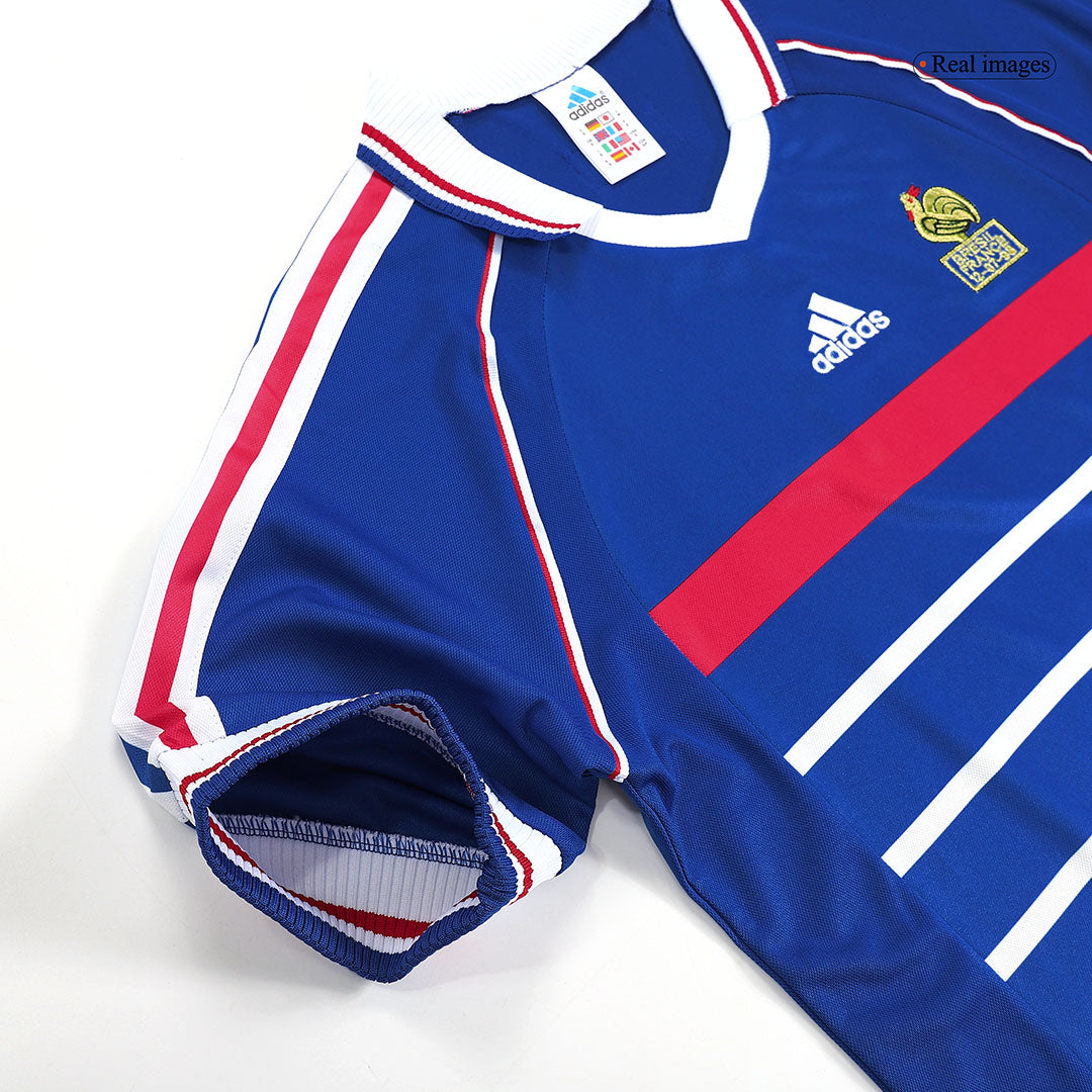 Retro France Home Jersey World Cup 1998 Image 6