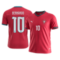 BERNARDO#10 Portugal Home Soccer Jersey World Cup 2026 Red Front