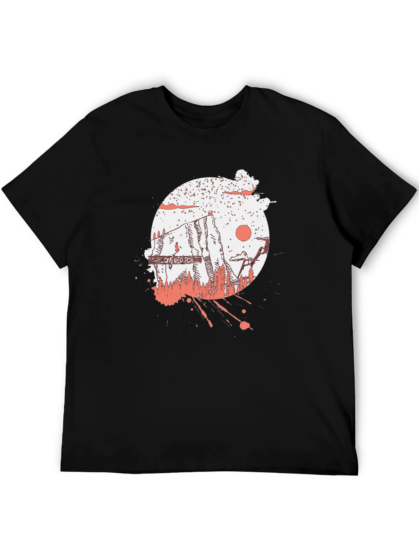One Red Fox Graphic T-Shirt