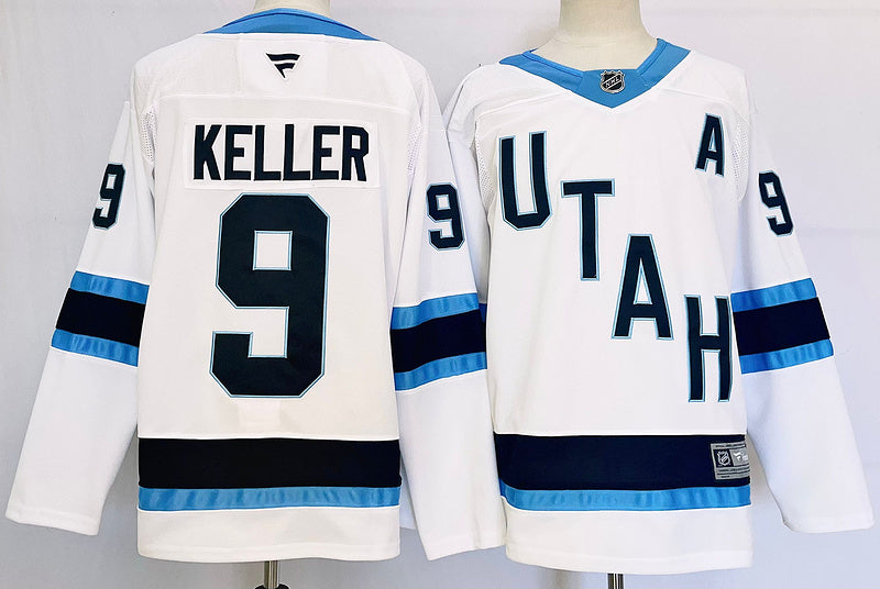 Men's Phoenix Coyotes Clayton Keller #9 White Game Jerseys