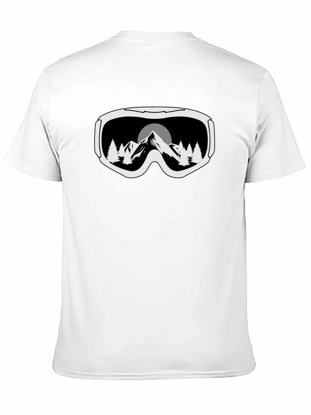Mountain Goggles Graphic Tee - Black