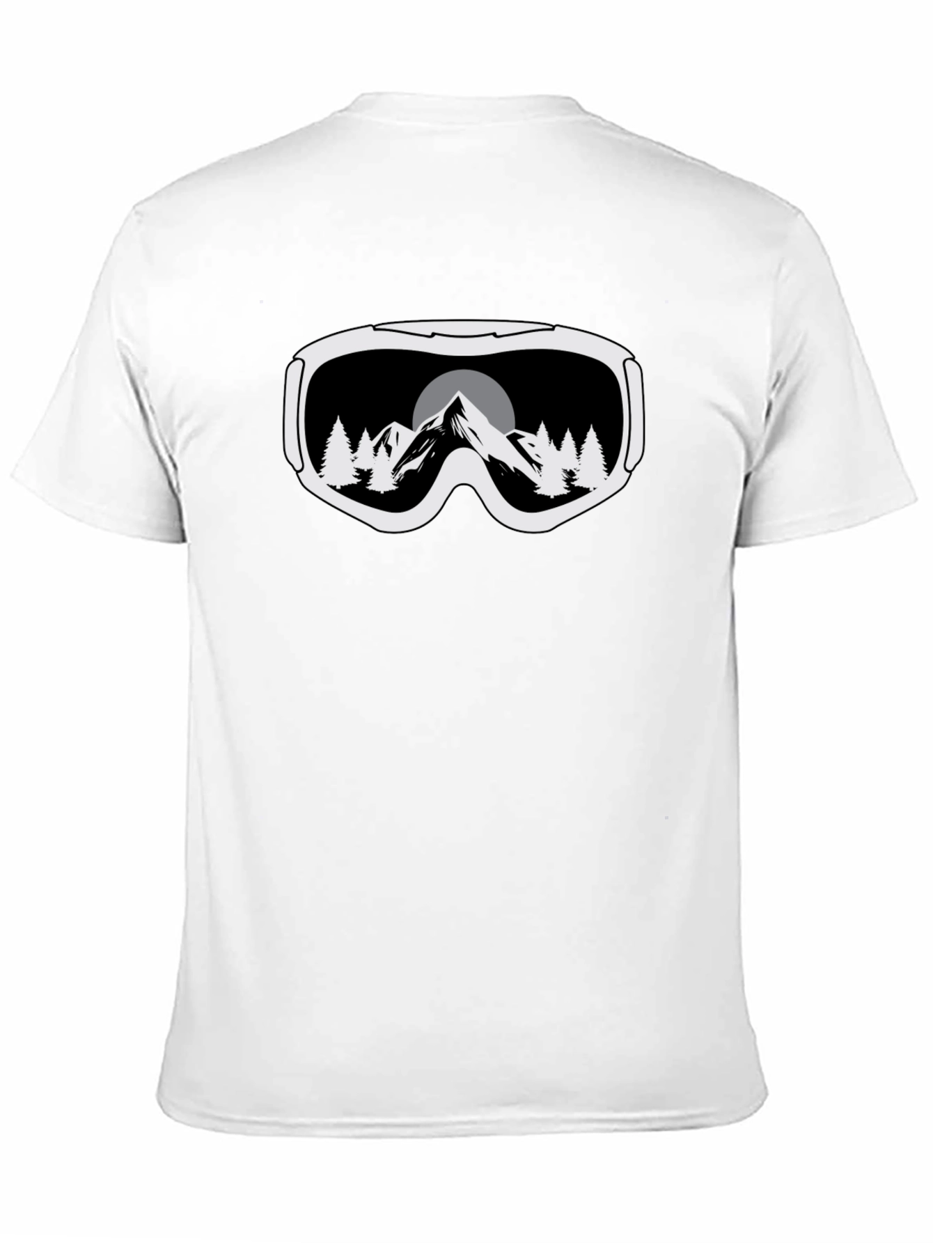 Mountain Goggles Graphic Tee - Black
