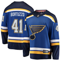Men's St. Louis Blues Robert Bortuzzo #41 Blue Breakaway Player Jerseys