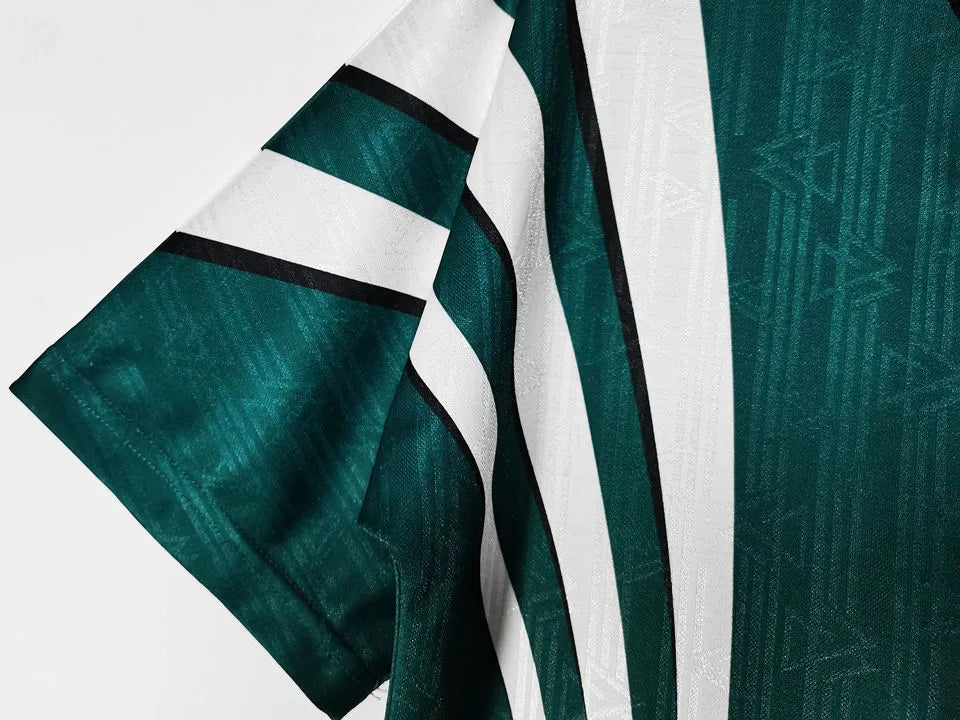 1996/97 Germany Away Green Retro Soccer Jersey Detail 4