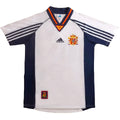 1998 Spain Away Retro Soccer Jersey Front