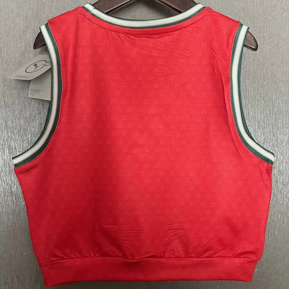 2025/26 Portugal Home Women Yoga Vest Jersey 女 Back