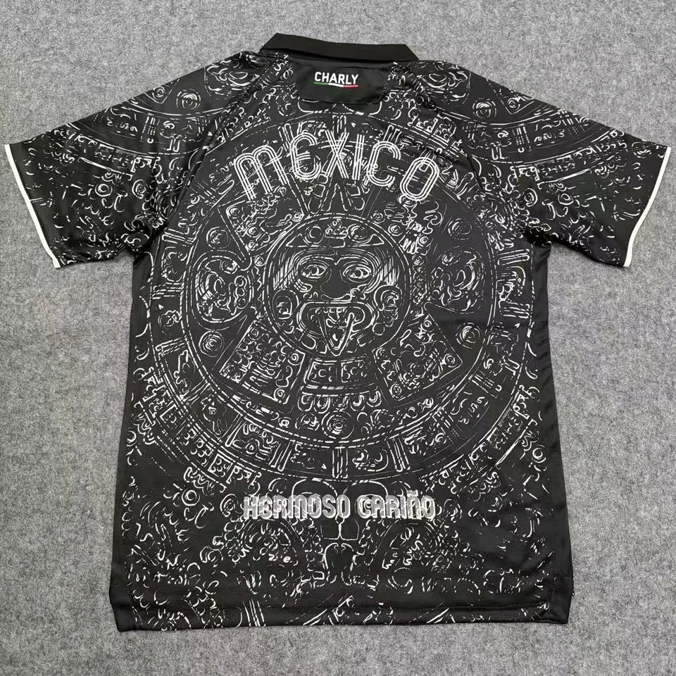 2024/25 Mexico Commemorative Edition Black Fans Soccer Jersey Back