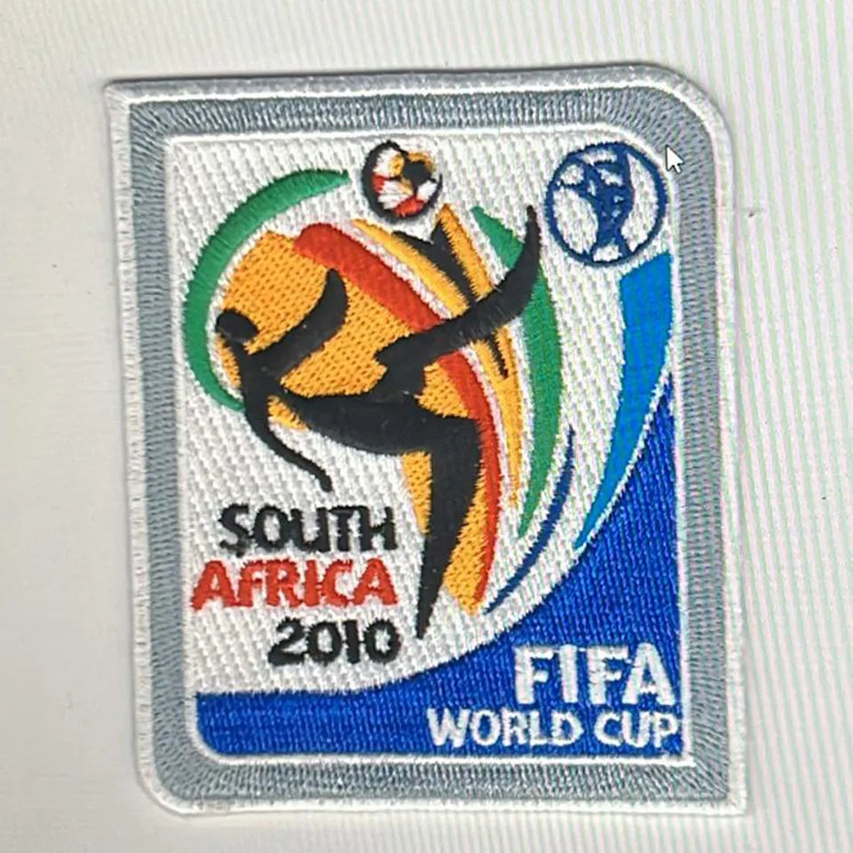 2010 Spain Home Red Retro Soccer Jersey Detail 1