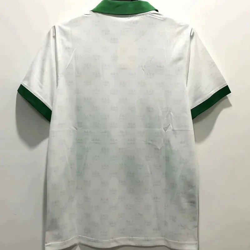 1995 Mexico Away White Retro Soccer Jersey Back