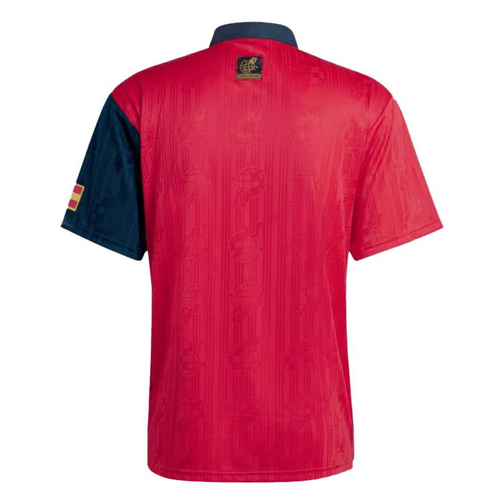 Spain Home Jersey Retro 1996 Back