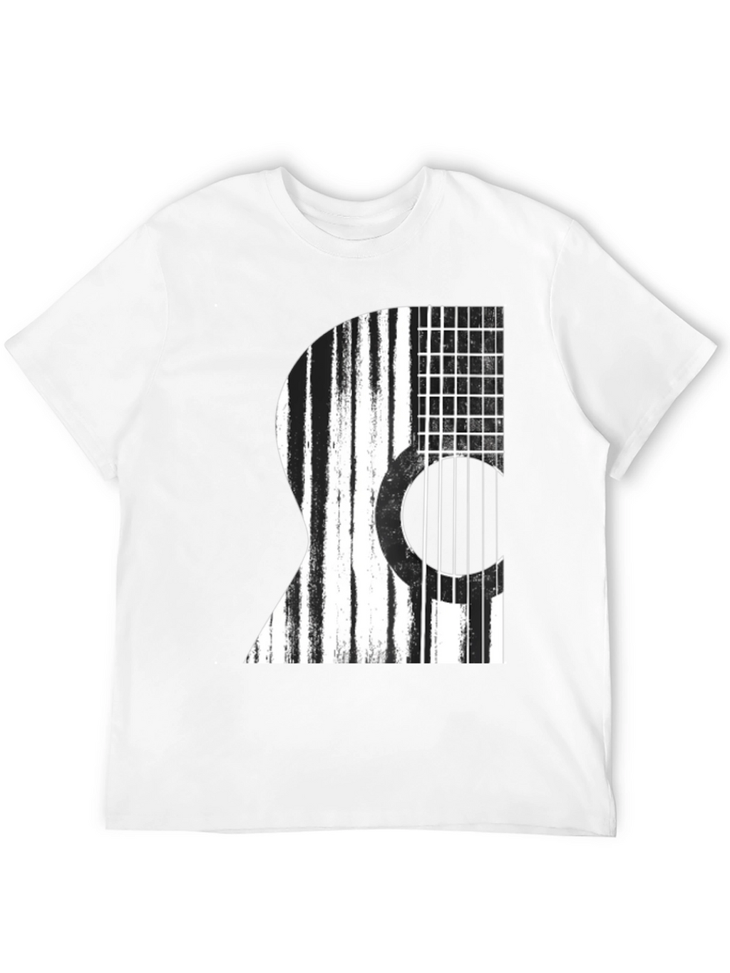 Guitar Graphic Black T-Shirt