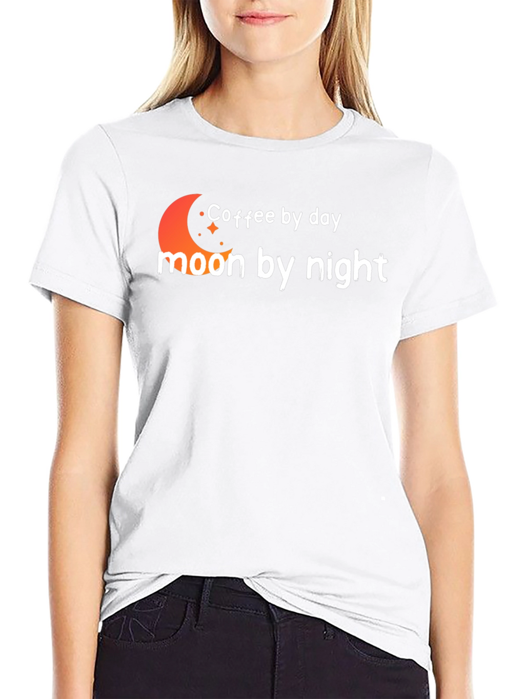 Coffee by Day Moon by Night Graphic Tee